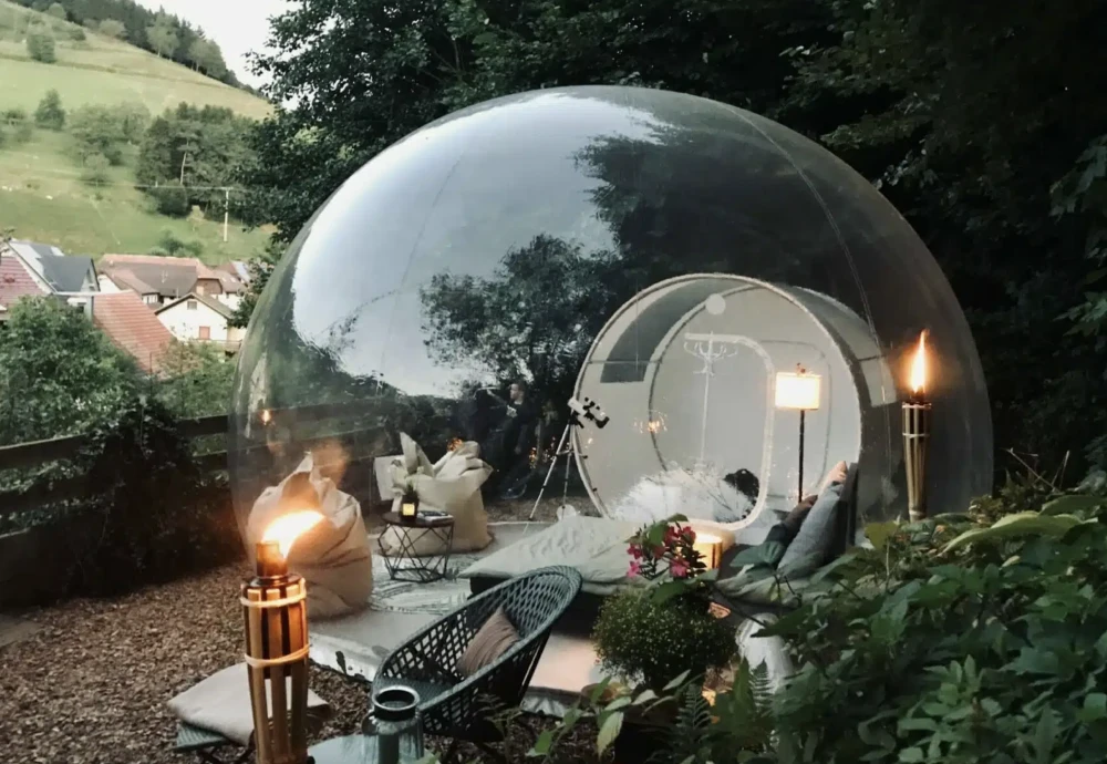 inflatable outdoor bubble tent